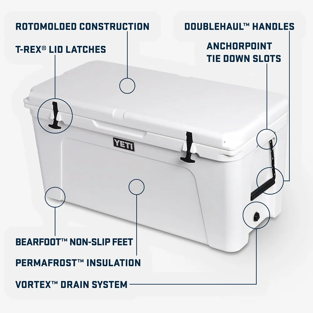 Yeti Tundra 125l Stiv Bærbar Kjøleboks, White, One Size Yeti Tundra 125l Stiv Bærbar Kjøleboks, White, One Size
