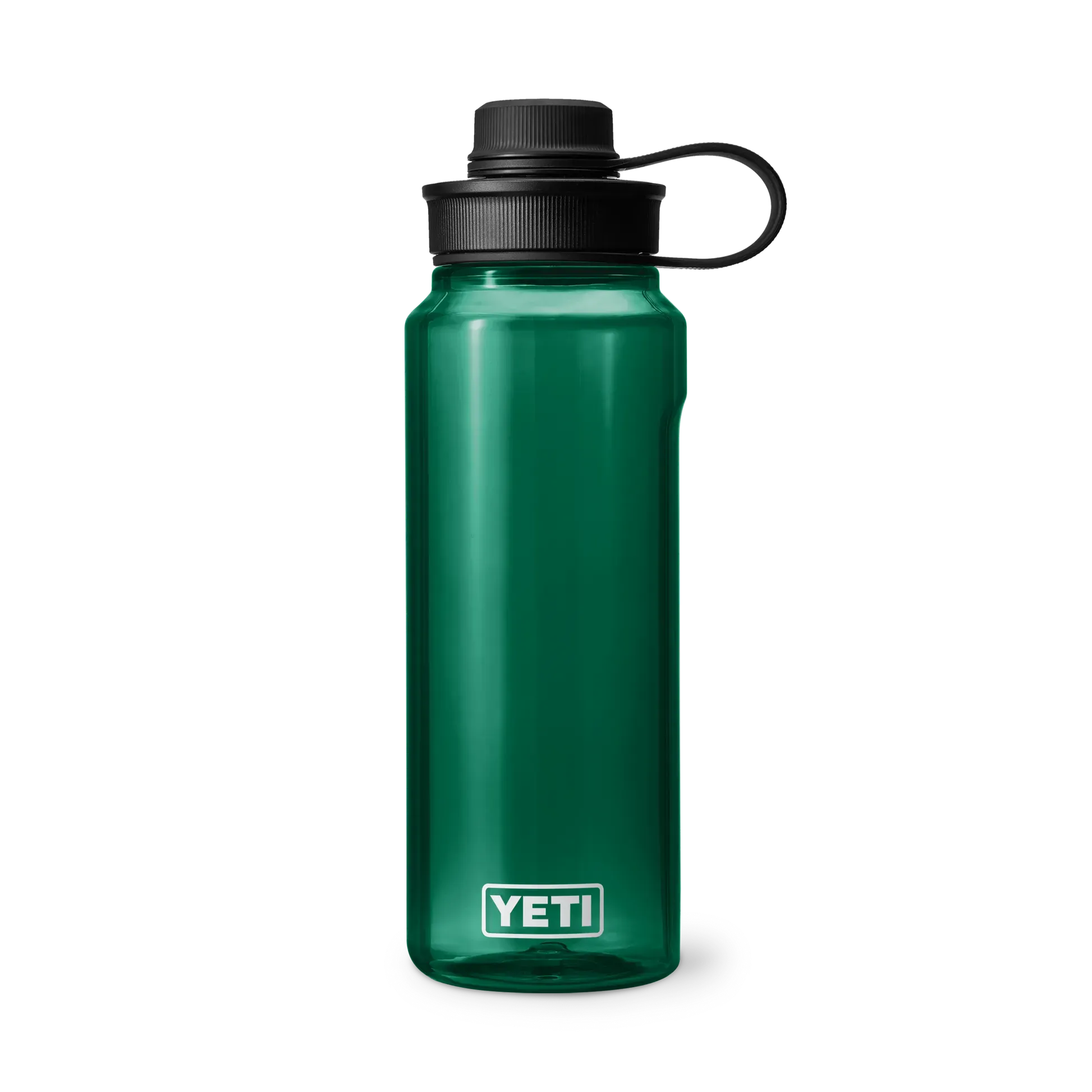 Yeti Yonder 34 OZ 1 L Bottle With Tether Cap, Black forest green