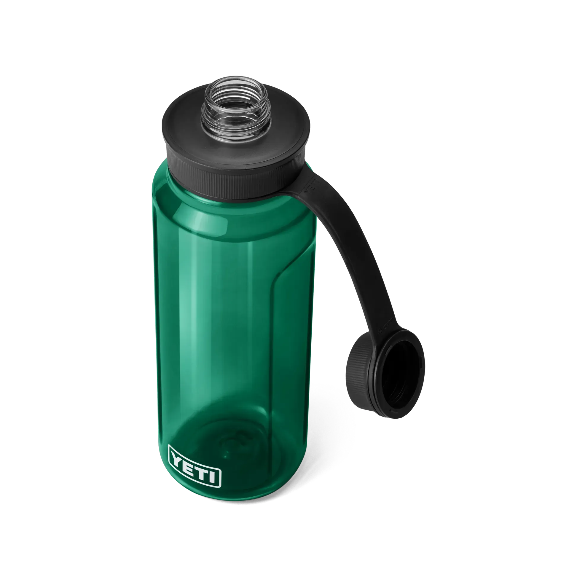 Yeti Yonder 34 OZ 1 L Bottle With Tether Cap, Black forest green