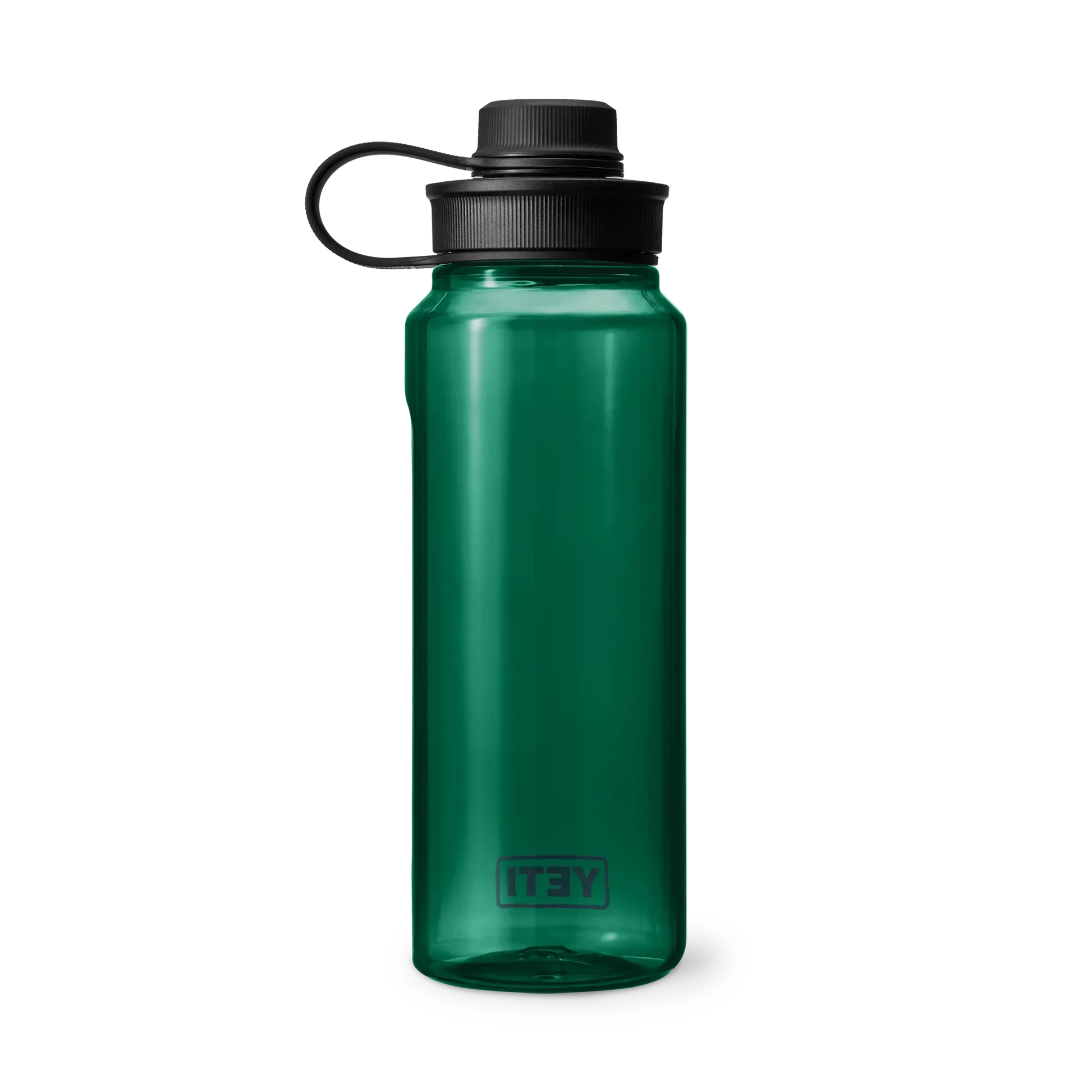 Yeti Yonder 34 OZ 1 L Bottle With Tether Cap, Black forest green