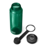 Yeti Yonder 34 OZ 1 L Bottle With Tether Cap, Black forest green