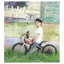 Yotsuba Moto Meow 12 With Stickers Kit Red/blue Elektrisk Motorsykkel, White / red / blue, One Size, Barnesykkel