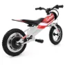 Yotsuba Moto Meow 12 With Stickers Kit Red/blue Elektrisk Motorsykkel, White / red / blue, One Size, Barnesykkel