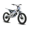 Yotsuba Moto Woof 20 Motocross/trial Elektrisk Motorsykkel, Silver / blue / yellow, One Size, Barnesykkel