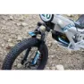 Yotsuba Moto Woof 20 Motocross/trial Elektrisk Motorsykkel, Silver / blue / yellow, One Size, Barnesykkel