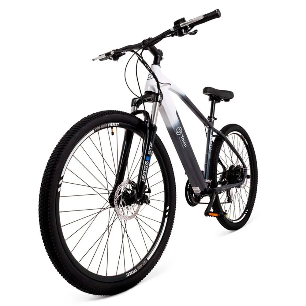 Youin Bk3100l Everest 36v 14ah 29´´ Elektrisk Terrengsykkel, Black / white, One Size, EU Plug 220V, Elsykkel