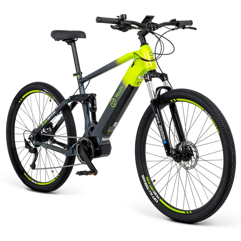 Youin Montblanc 29´´ Elektrisk Terrengsykkel, Black / yellow, L, 720Wh, Elsykkel
