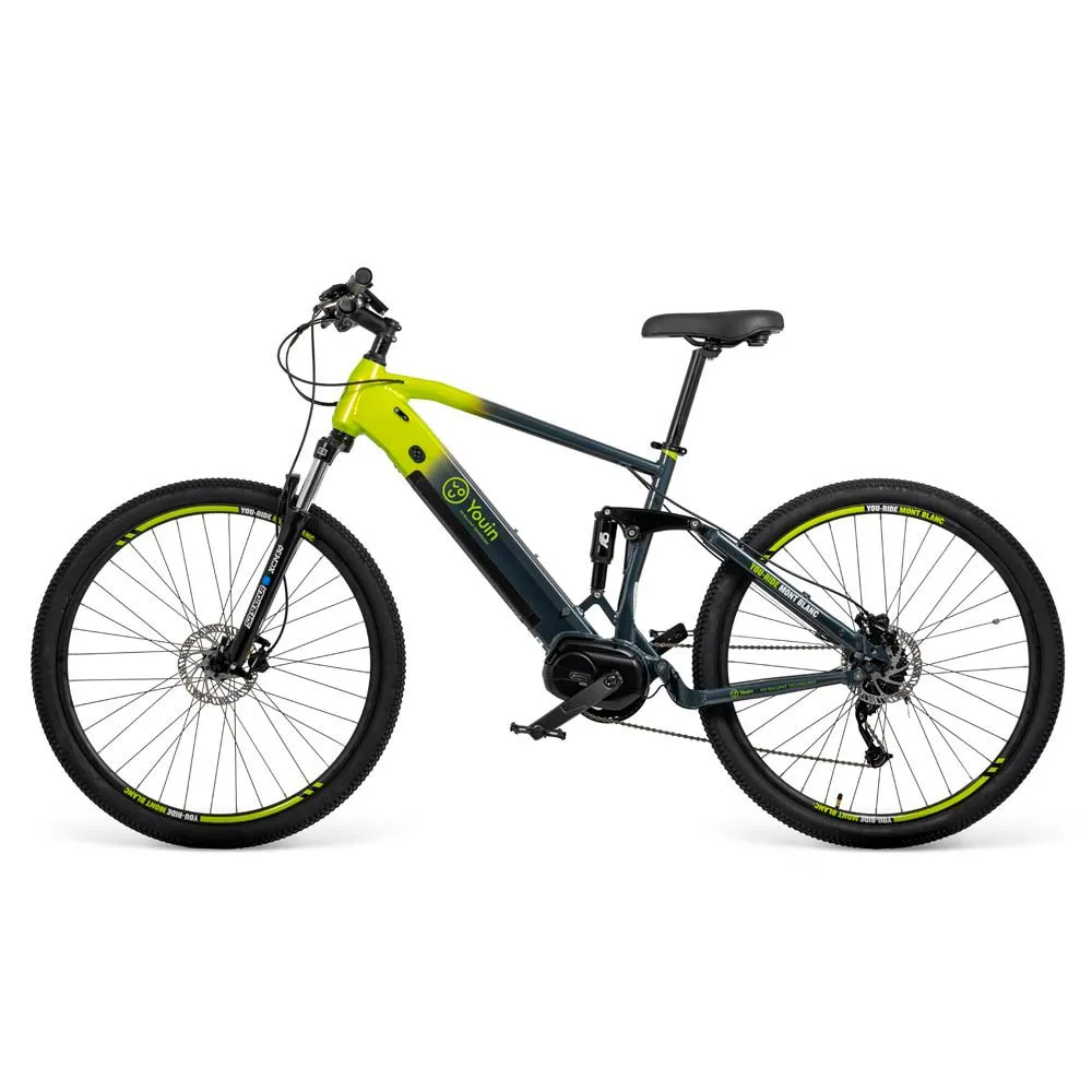 Youin Montblanc 29´´ Elektrisk Terrengsykkel, Black / yellow, L, 720Wh, Elsykkel