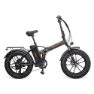Youin Texas Ll Sammenleggbar Elsykkel, Black, One Size