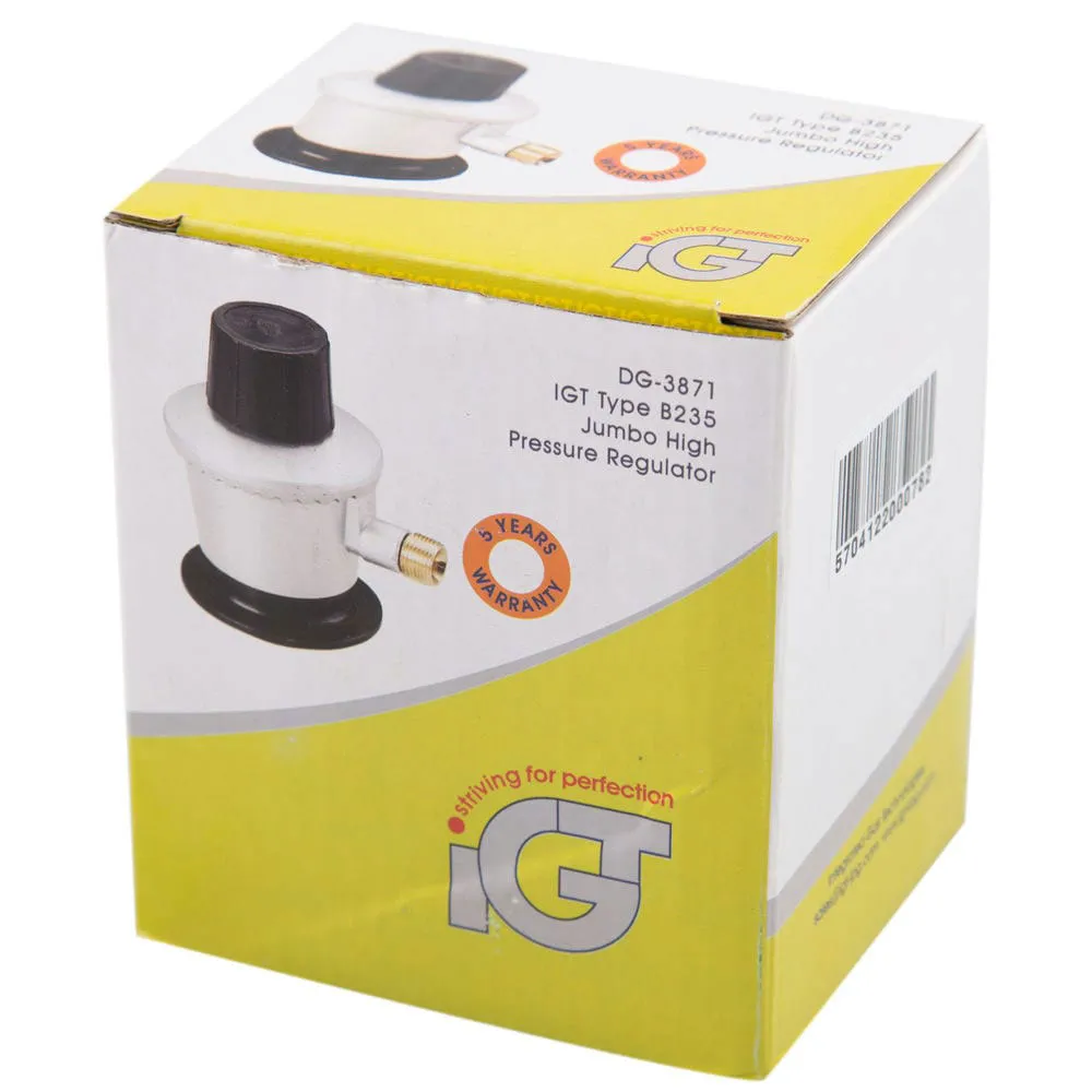 Yregas 4kg/h 2 Bar En-12864 Gassregulator, Black / steel, One Size