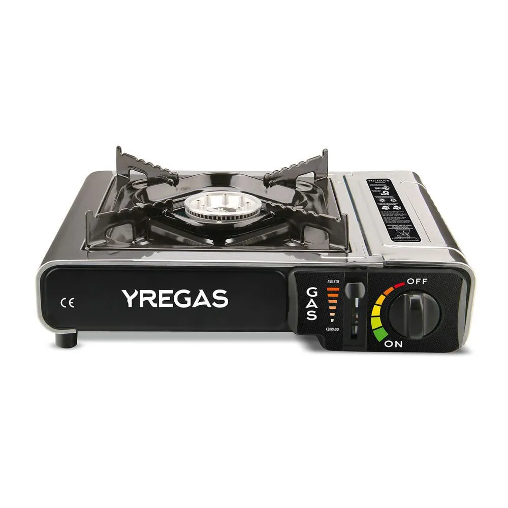 Yregas Bærbar 1-brenner Komfyr C/b230, Black, One Size