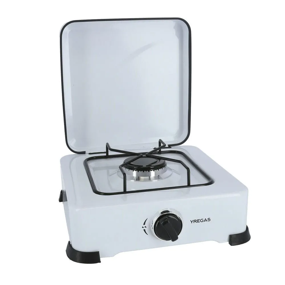 Yregas Gasskomfyr Emaljert 1 Brenner, White, One Size Yregas Gasskomfyr Emaljert 1 Brenner, White, One Size