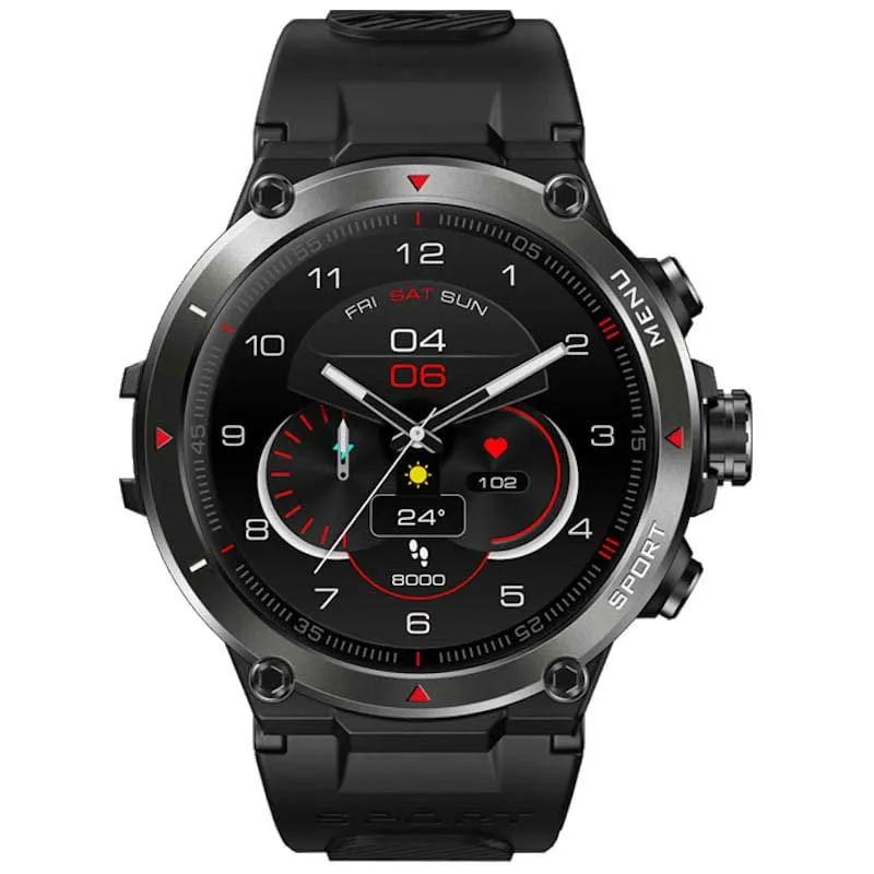 Zebla Stratos 2 Gps Smartklokke, Black