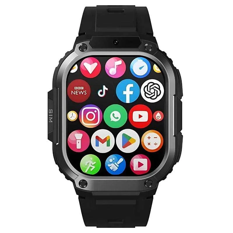 Zebla Thor Sq Smartklokke, Black