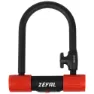 Zéfal K-traz U13 S U-lås, Black / red, 140 x 90 x 13mm