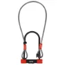 Zéfal K-traz U13 U-lås, Black / red, 230 x 115 x 13mm / 10 x 1200mm