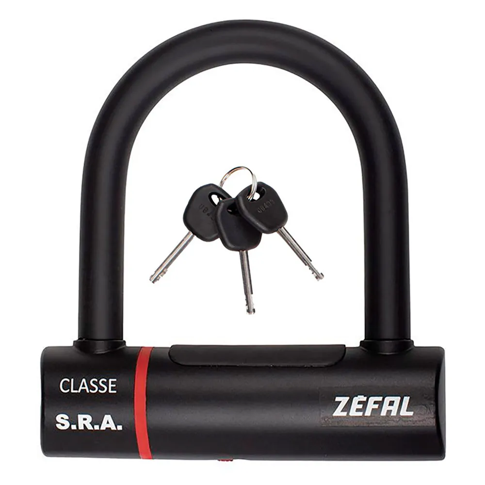Zéfal K-traz U20s Sra U-lås, Black, 185 x 210 x 18mm