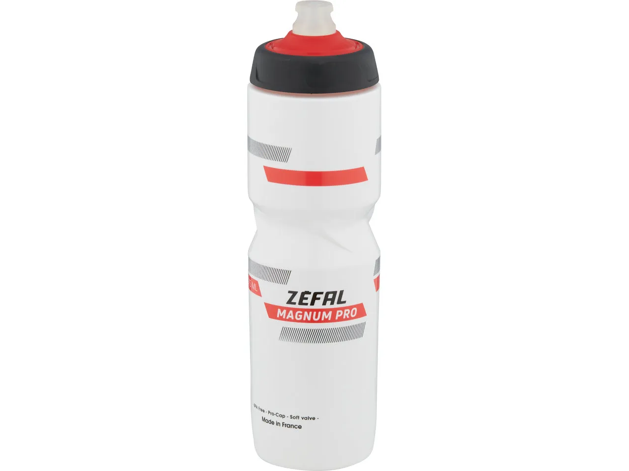 Zéfal Magnum Pro Trinkflasche 975 ml, Hvit/rød