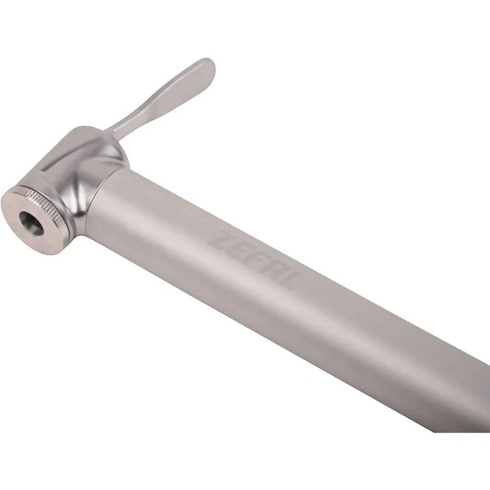 Zéfal Road Micro Mini Pumpe, Silver, 100psi Zéfal Road Micro Mini Pumpe, Silver, 100psi