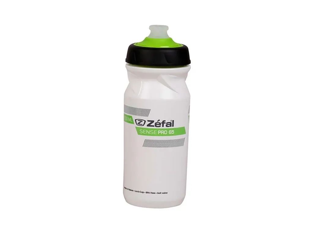 Zéfal Sense Pro 65 Vannflaske 650ml Hvit, Grønn/hvit