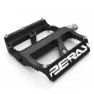 Zeray Zp-a997 Flat Sykkelpedaler, Black, One Size