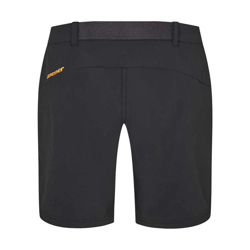 Ziener Neja X-function Shorts Med Chamois, Black / apricot Ziener Neja X-function Shorts Med Chamois, Black / apricot