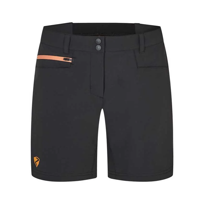 Ziener Neja X-function Shorts Med Chamois, Black / apricot Ziener Neja X-function Shorts Med Chamois, Black / apricot