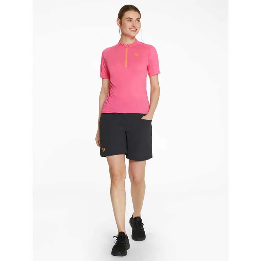 Ziener Neja X-function Shorts Med Chamois, Black / apricot Ziener Neja X-function Shorts Med Chamois, Black / apricot