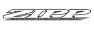 ZIPP 303 Hvite Dekaler, White, One Size