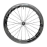 ZIPP 454 Nsw Carbon Cl Disc Tubular Forhjul For Landeveissykkel, Black, 12 x 100mm