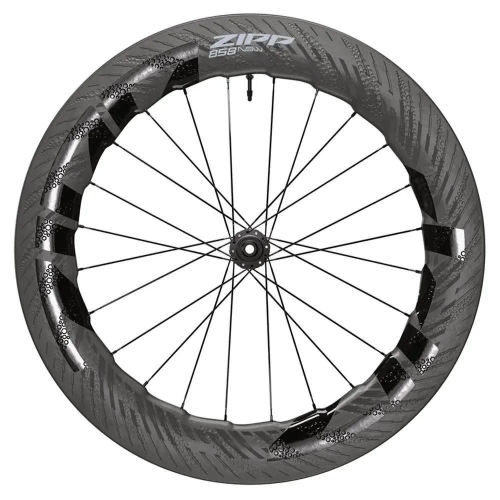 ZIPP 858 Nsw Cl Disc Tubeless Landeveishjulsett ZIPP 858 Nsw Cl Disc Tubeless Landeveishjulsett
