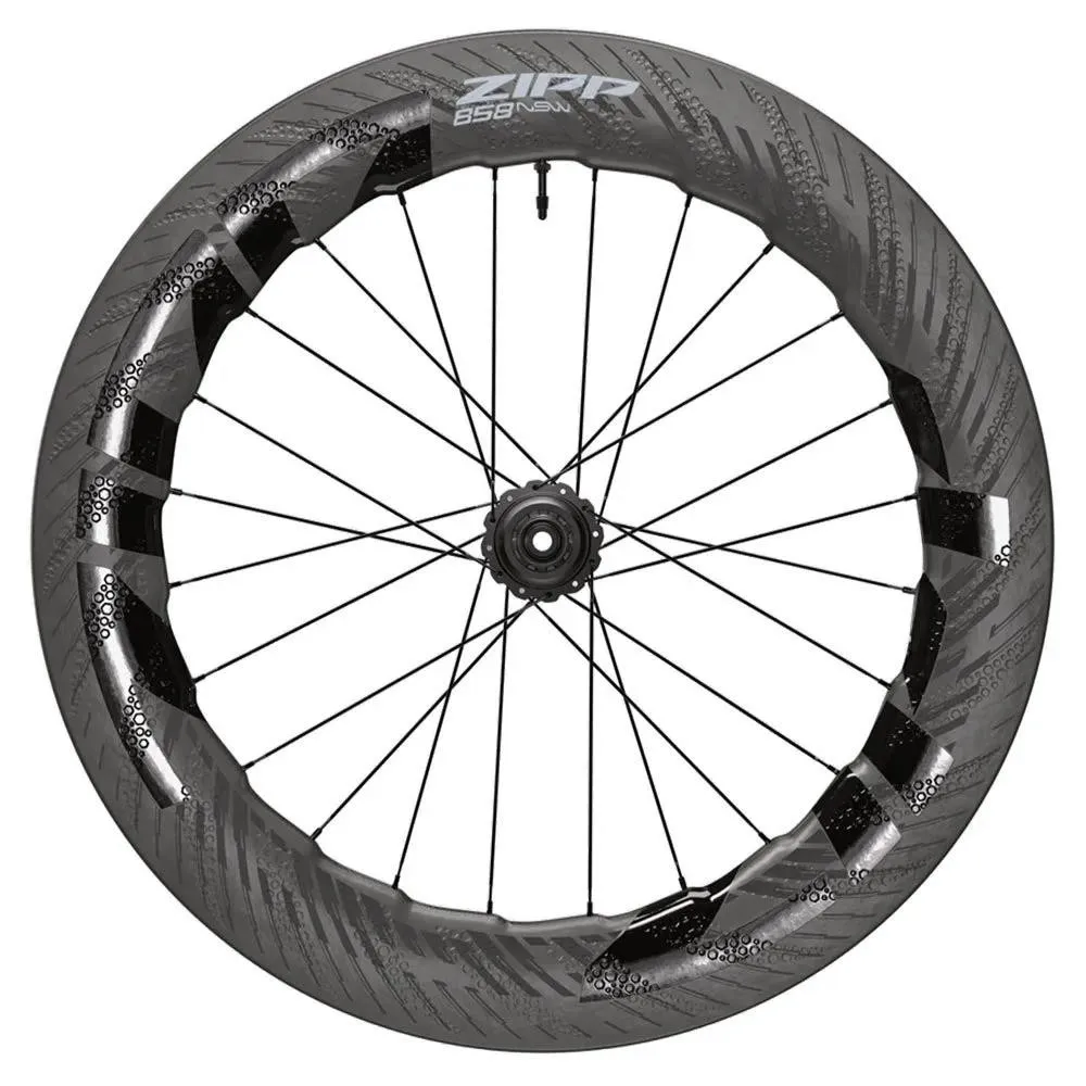 ZIPP 858 Nsw Cl Disc Tubeless Landeveishjulsett ZIPP 858 Nsw Cl Disc Tubeless Landeveishjulsett