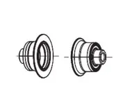 ZIPP Axle End Cap Set