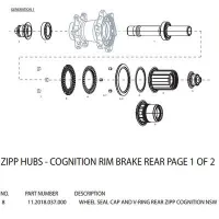 ZIPP Cognition Driveside Tetningsring ZIPP Cognition Driveside Tetningsring