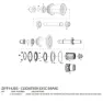 ZIPP Endekapper For Kognisjonsplate Baknav Sram, Black, 10 x 135mm