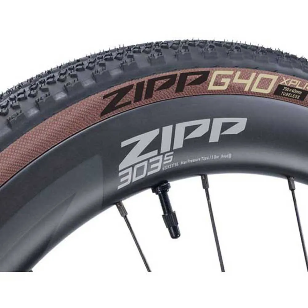 ZIPP G40 XPLR Gravel Dekk, Black / brown, 700C x 40, Sykkeldekk