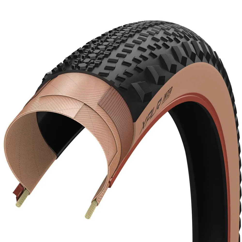 ZIPP Xplr Inter Tubeless 700 X 50 Stiv Graveldekk, Black / brown, 700 x 50, Sykkeldekk