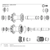 ZIPP Zm900 Baknavslager ZIPP Zm900 Baknavslager