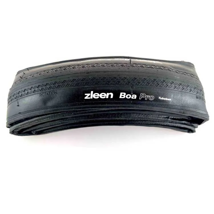Zleen Boa Pro Tubeless 700 X 28 Stiv Racerdekk, Black, 700 x 28, Sykkeldekk