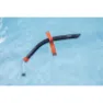 Zoggs Centre Line Snorkel, Black/orange