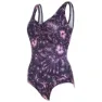 Zoggs Marley Scoopback Printed Badetøy female, Sunset bloom