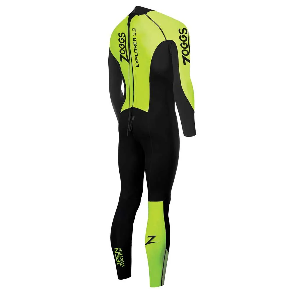Zoggs Ow Explorer Fs 3/2/2 Mm Våtdrakt I Neopren unisex, Black / lime, XS