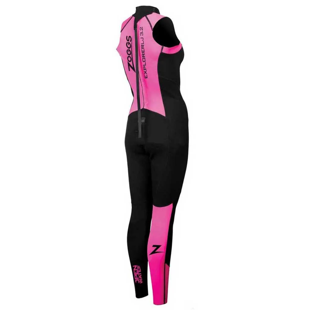 Zoggs Ow Explorer Lj 3/2/2 Mm Våtdrakt For Kvinner unisex, Black / pink, XXL