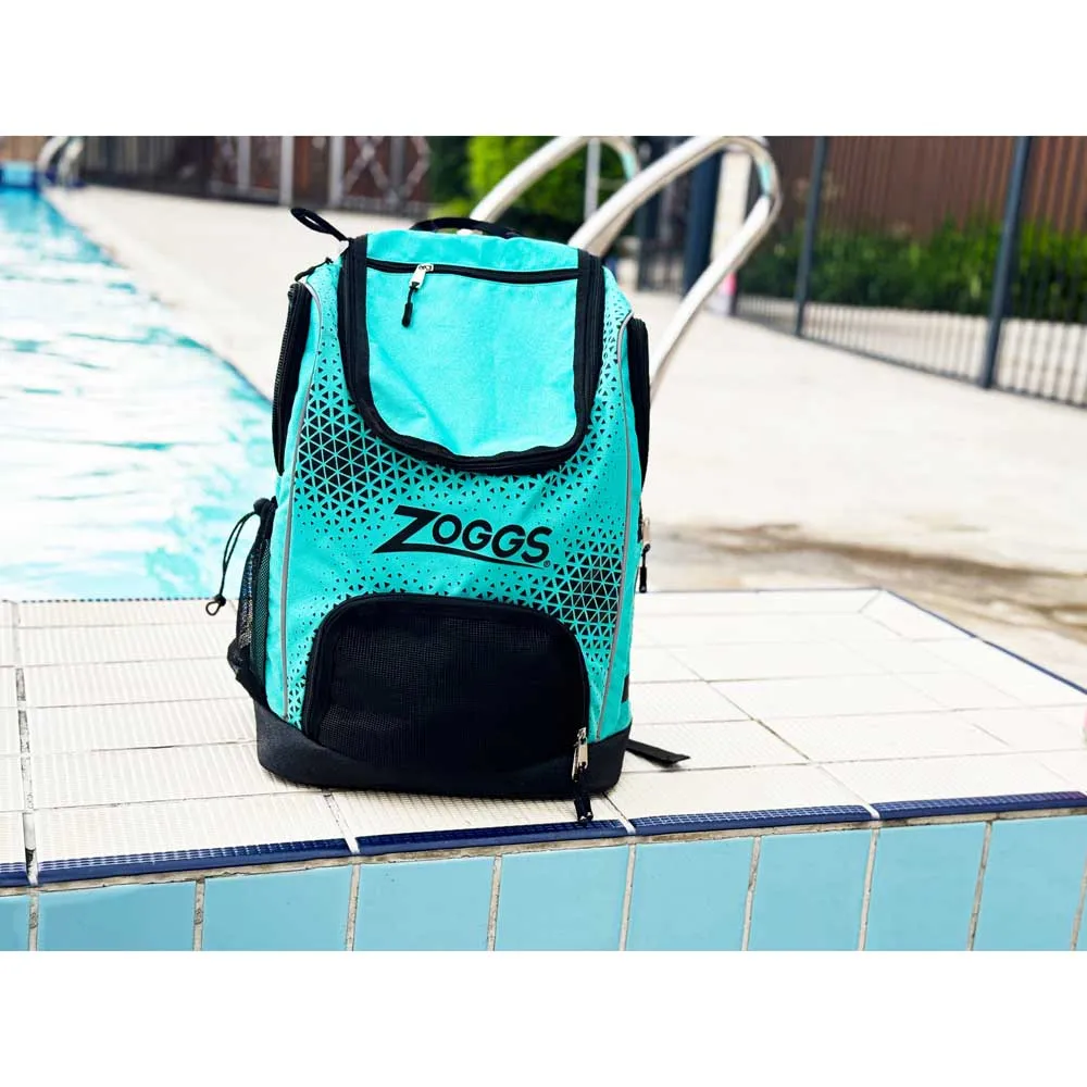 Zoggs Planet R-pet Ryggsekk 33l unisex, Turquoise black, One Size Zoggs Planet R-pet Ryggsekk 33l unisex, Turquoise black, One Size