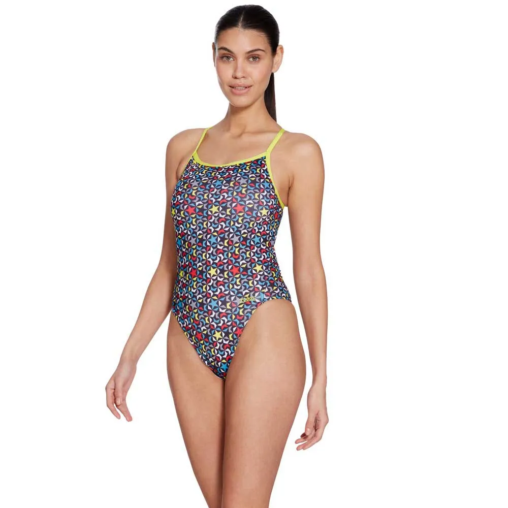 Zoggs Printed Rayback E Plus Badetøy female Zoggs Printed Rayback E Plus Badetøy female
