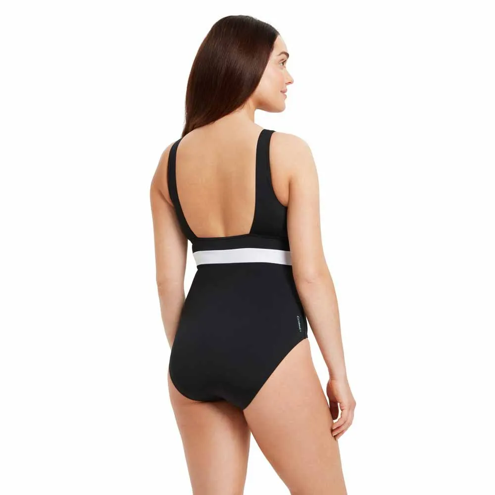 Zoggs Square Back Back Panel Badetøy female