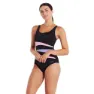 Zoggs Sumatra Adjustable Scoopback Badetøy female, Black / pink / lilac