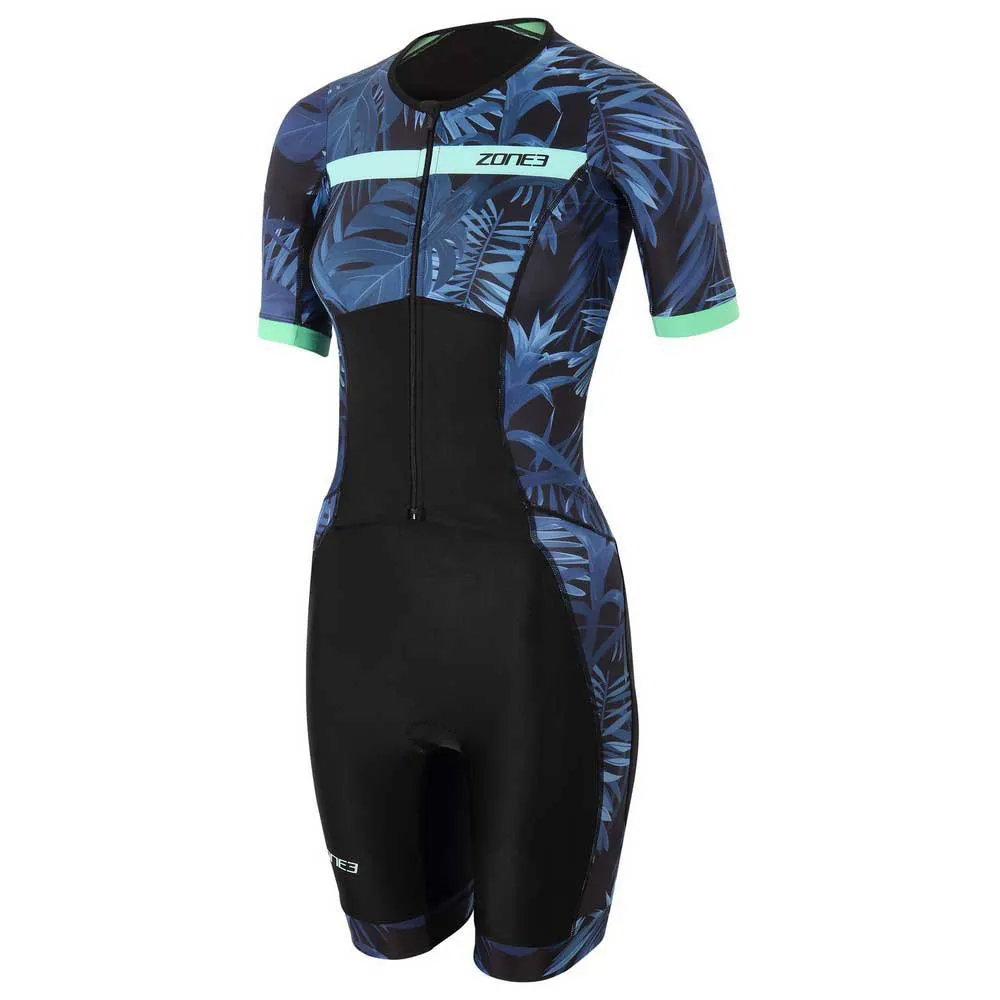 Zone3 Activate+ Tropical Palm Kortermet Trisuit female