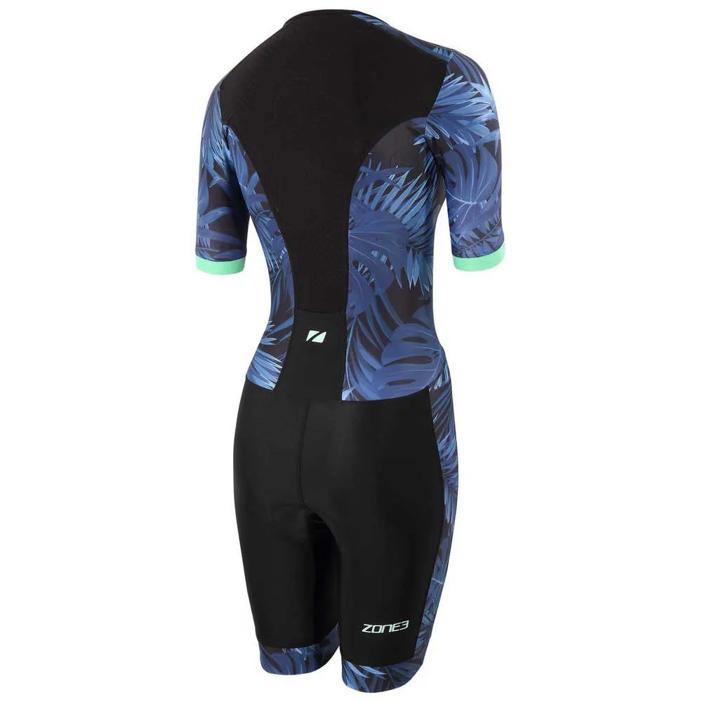 Zone3 Activate+ Tropical Palm Kortermet Trisuit female