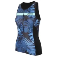 Zone3 Activate+ Tropical Palm Neopren Ermeløs T-skjorte unisex